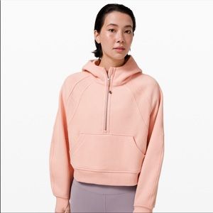 Lululemon Scuba Half Zip in Pink Mist